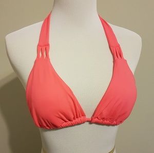 Coral/pink bikini top